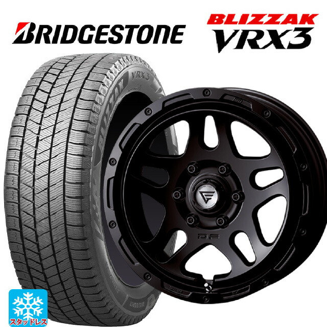 レクサス GX(250系)用 265/65R18 114Q ブリヂストン ブリザック VRX3 正規品 # エクシズルライン デルタフォース オーバーランダー サテンブラック 新品スタッドレスタイヤホイール 4本セット