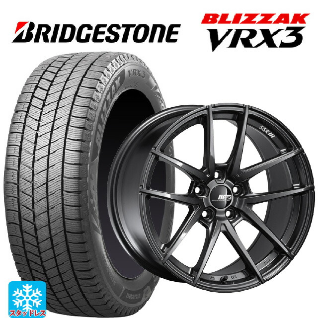 スバル フォレスター(SL系)用 2023年製 235/50R19 99Q ブリヂストン ブリザック VRX3 正規品 # タナベ ライナー タイプ10 モノブロック ダークガンメタ 新品スタッドレスタイヤホイール 4本セット|タイヤホイール専門店コニシタイヤ