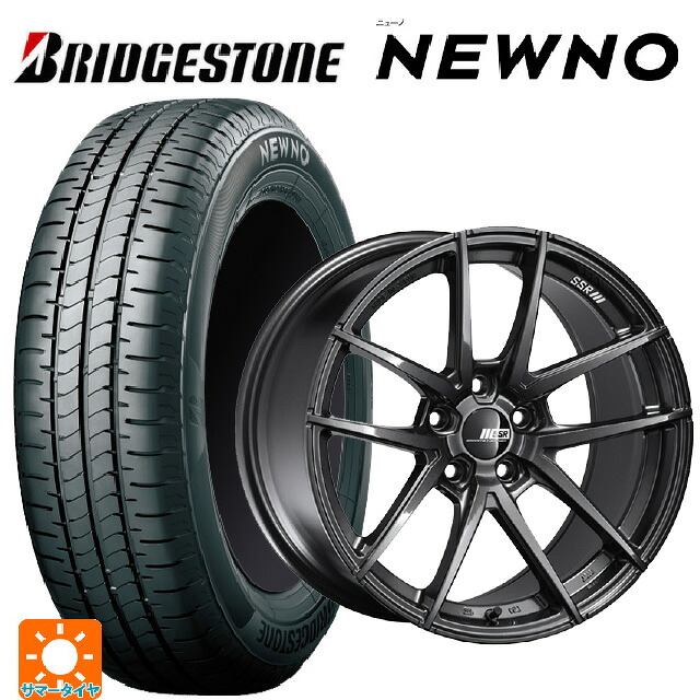 215/45R18 93W XL ブリヂストン ニューノ 正規品 # タナベ ライナー タイプ10 モノブロック ダークガンメタ 18-8.5J 国産車用 サマータイヤホイール4本セット 146,720円