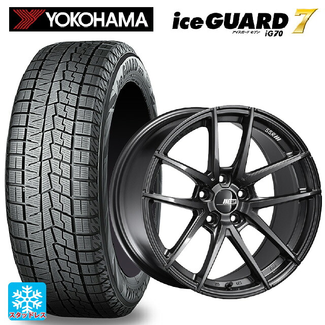 トヨタ アルファード(30系)用 245/40R19 98Q ヨコハマ アイスガード7(IG70) タナベ ライナー タイプ10 モノブロック ダークガンメタ 新品スタッドレスタイヤホイール 4本セット｜タイヤホイール専門店コニシタイヤ