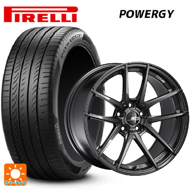 235/55R19 105W XL ピレリ パワジー 正規品 タナベ ライナー タイプ10 モノブロック ダークガンメタ 19-8.5J 国産車用 サマータイヤホイール4本セット|タイヤホイール専門店コニシタイヤ