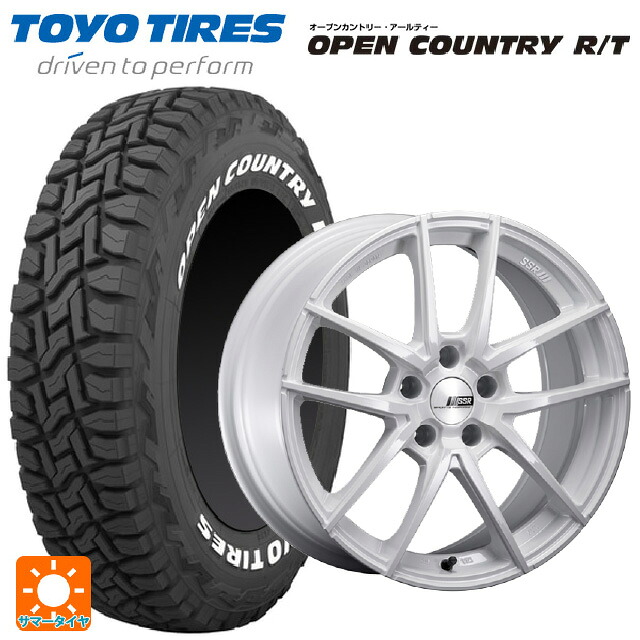 225/60R18 100Q トーヨー オープンカントリー RT ホワイトレター タナベ ライナー タイプ10 モノブロック ホワイト 18-7.5J 国産車用 サマータイヤホイール4本セット 287,880円