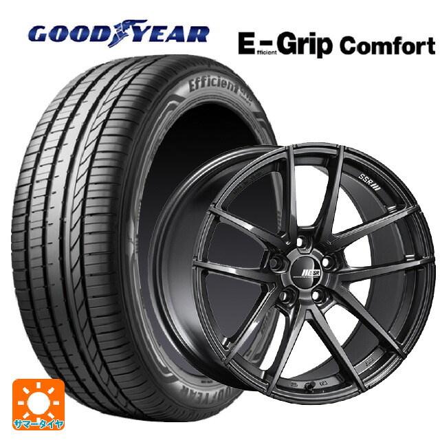 トヨタ GR86(ZN8)用 215/40R18 89W XL グッドイヤー エフィシェントグリップ コンフォート タナベ ライナー タイプ10 モノブロック ダークガンメタ 新品サマータイヤホイール 4本セット|タイヤホイール専門店コニシタイヤ