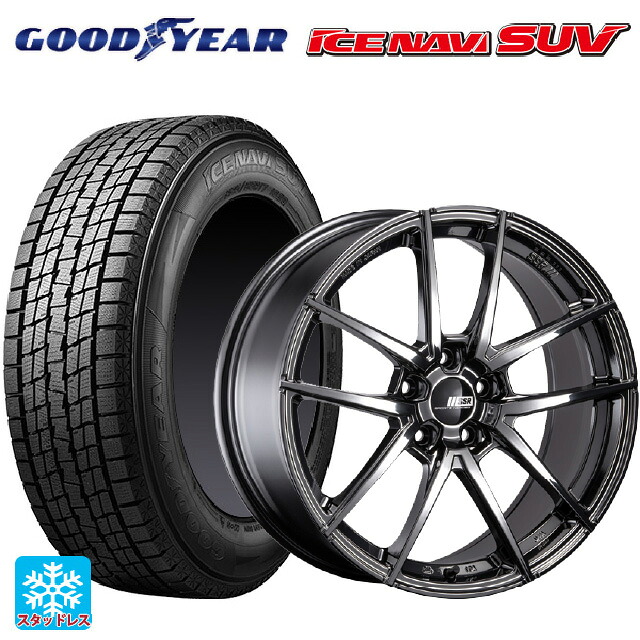 235/55R20 102Q グッドイヤー アイスナビ SUV # タナベ ライナー タイプ10 モノブロック SBC 20-8.5J 国産車用 スタッドレスタイヤホイール4本セット｜タイヤホイール専門店コニシタイヤ 186,560円