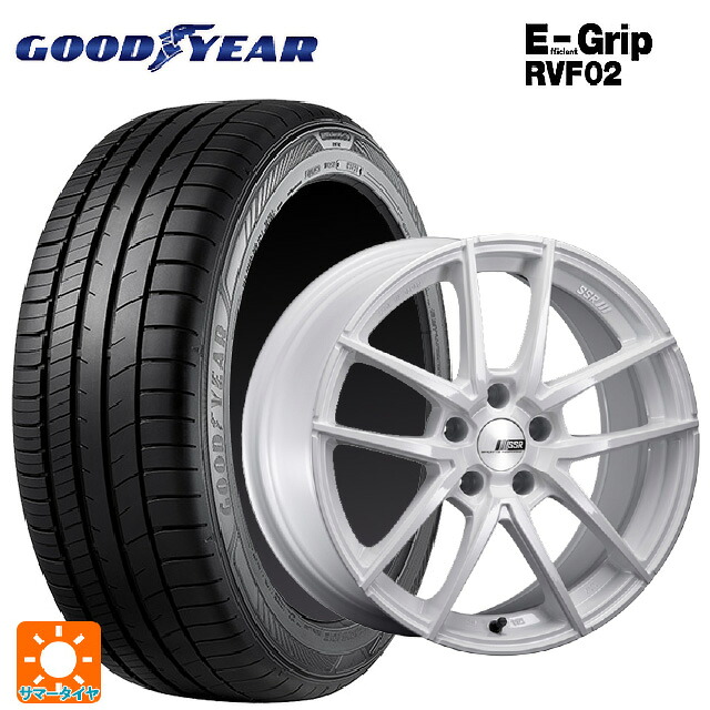 215/45R18 93W XL グッドイヤー エフィシェントグリップ RVF02 タナベ ライナー タイプ10 モノブロック ホワイト 18-8.5J 国産車用 サマータイヤホイール4本セット