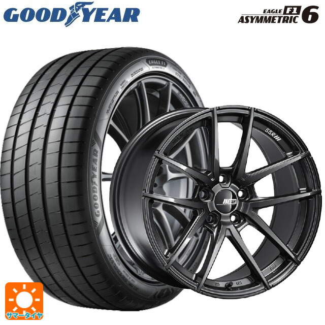 235/35R19 91Y XL グッドイヤー イーグル F1 アシメトリック6 タナベ ライナー タイプ10 モノブロック ダークガンメタ 19-8.5J 国産車用 サマータイヤホイール4本セット|タイヤホイール専門店コニシタイヤ