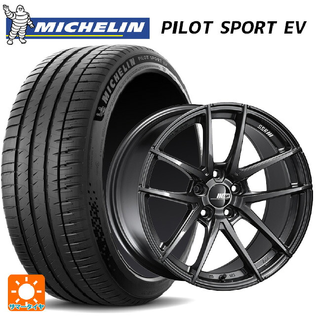 255/45R20 105W XL ミシュラン 正規品 パイロットスポーツ EV タナベ ライナー タイプ10 モノブロック ダークガンメタ 20-8.5J 国産車用 サマータイヤホイール4本セット