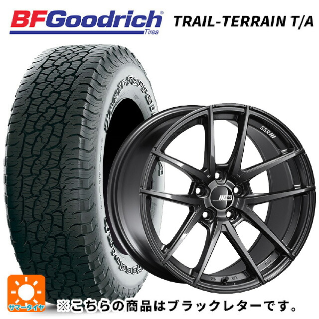 2023年製 235/55R19 105H XL BFグッドリッチ トレイルテレーン T/A ブラックレター 正規品 タナベ ライナー タイプ10 モノブロック ダークガンメタ 19-8J 国産車用 サマータイヤホイール4本セット