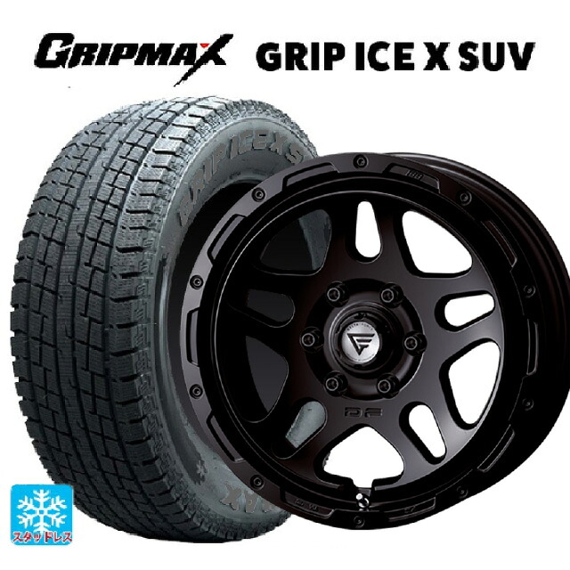 トヨタ ランドクルーザー250(250系)用 265/65R18 114Q グリップマックス グリップアイスX SUV ブラックレター # エクシズルライン デルタフォース オーバーランダー サテンブラック 新品スタッドレスタイヤホイール 4本セット｜タイヤホイール専門店コニシタイヤ 168,080円