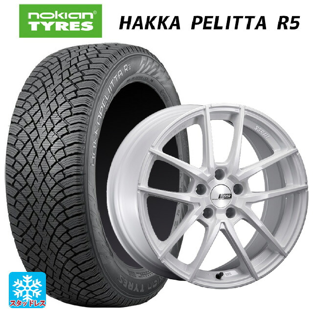 225/40R18 92T XL ノキアン ハッカペリッタR5 タナベ ライナー タイプ10 モノブロック ホワイト 18-7.5J 国産車用 スタッドレスタイヤホイール4本セット｜タイヤホイール専門店コニシタイヤ 212,785円