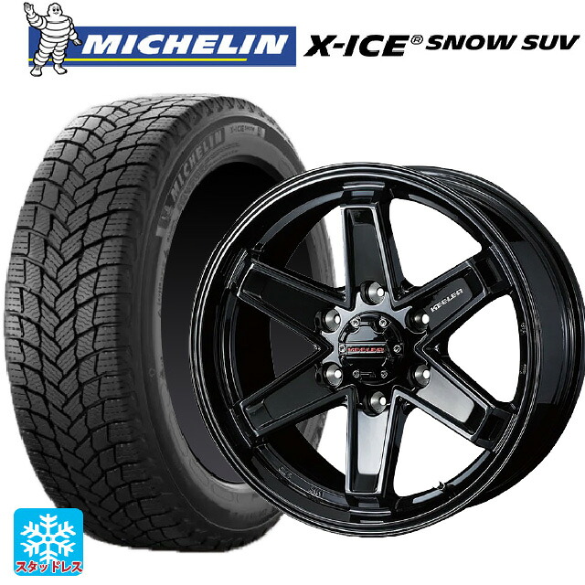 レクサス GX(250系)用 265/65R18 114T ミシュラン 正規品 エックスアイス スノー SUV ウェッズ キーラー タクティクス グロスブラック 新品スタッドレスタイヤホイール 4本セット