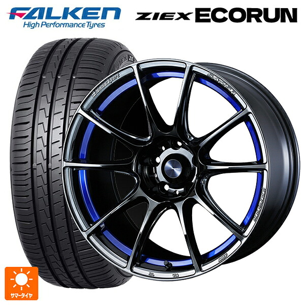 トヨタ アルファード(30系)用 235/50R18 101W XL ファルケン ジークス ZE310R エコラン ウェッズ ウェッズスポーツ SA25R BLC2 新品サマータイヤホイール 4本セット
