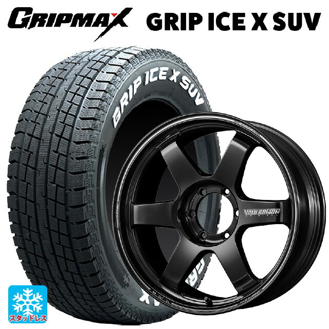 トヨタ ランドクルーザーFJ(240系)用 2024年製 265/60R18 114H XL グリップマックス グリップアイスX SUV ホワイトレター # レイズ ボルクレーシング TE37ウルトラ ラージPCD MM 新品スタッドレスタイヤホイール 4本セット｜タイヤホイール専門店コニシタイヤ