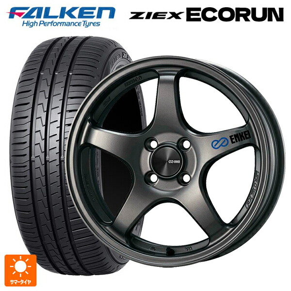 225/65R17 102V ファルケン ZE310R エコラン エンケイ パフォーマンスライン PF05 DS 17-7J 国産車用 サマータイヤホイール4本セット
