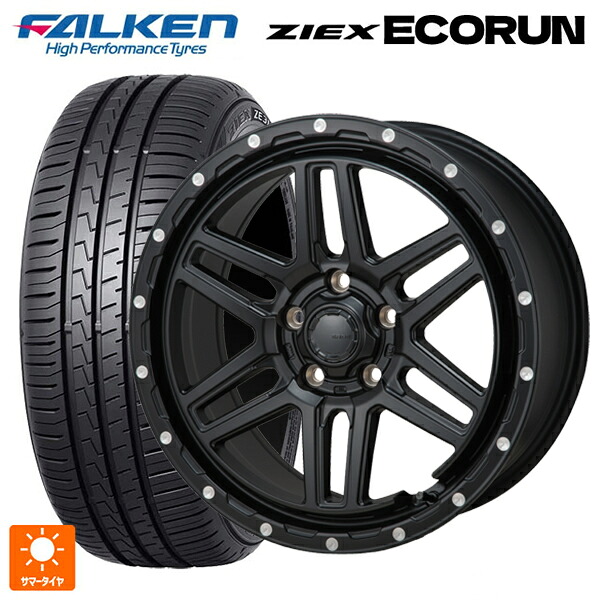 225/65R17 102V ファルケン ZE310R エコラン ジャパン三陽 ハイブロック エルデ Satin Black/Milling 17-7.5J 国産車用 サマータイヤホイール4本セット 99,270円