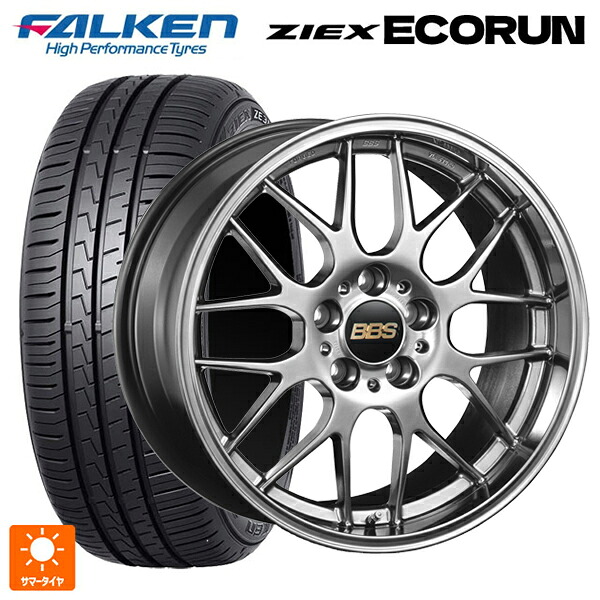 215/45R17 91W XL ファルケン ZE310R エコラン BBS RG-R DB 17-7J 国産車用 サマータイヤホイール4本セット