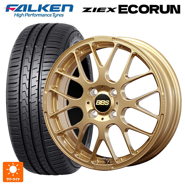 195/50R16 88V XL ファルケン ZE310R エコラン BBS RP GL 16-6J 国産車用 サマータイヤホイール4本セット