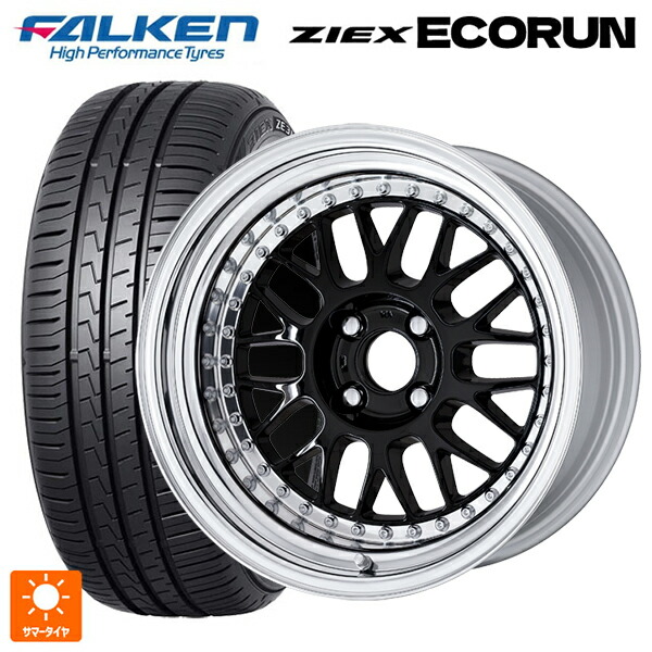 マツダ ロードスター(ND系)用 195/50R16 88V XL ファルケン ZE310R エコラン ワーク マイスター M1 3ピース BLK 新品サマータイヤホイール 4本セット