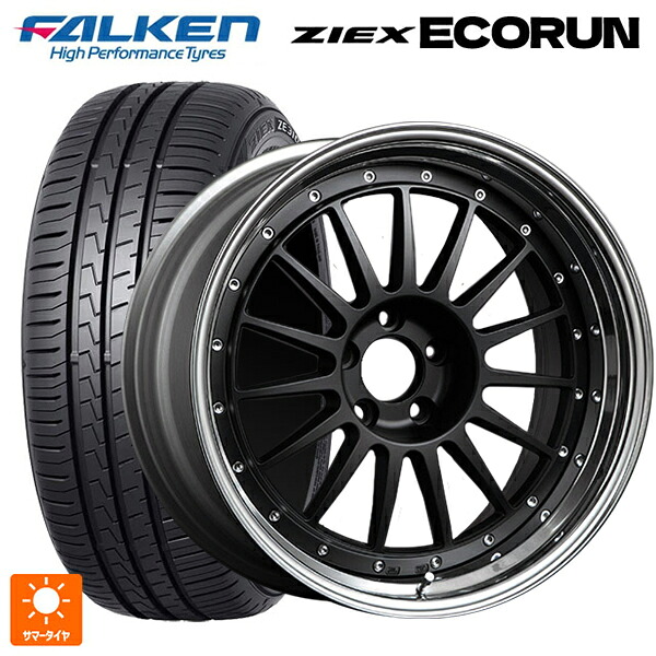 235/50R18 101W XL ファルケン ZE310R エコラン タナベ SSR プロフェッサー TF1 フラットブラック 18-8J 国産車用 サマータイヤホイール4本セット