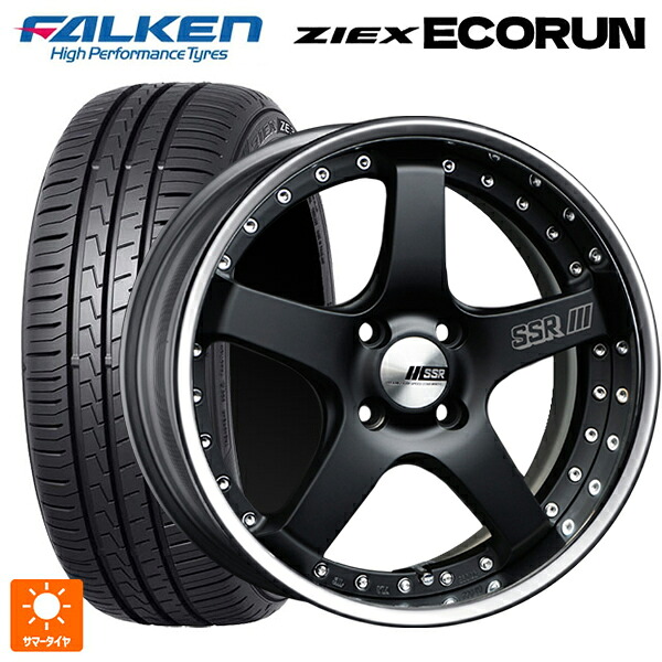 マツダ ロードスター(ND系)用 195/50R16 88V XL ファルケン ZE310R エコラン タナベ SSR プロフェッサー SP4R フラットブラック 新品サマータイヤホイール 4本セット