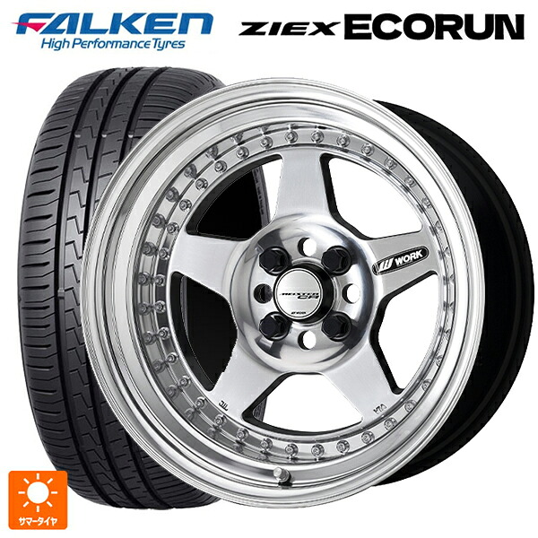 マツダ ロードスター(ND系)用 195/50R16 88V XL ファルケン ZE310R エコラン ワーク マイスター CR01 PP 新品サマータイヤホイール 4本セット