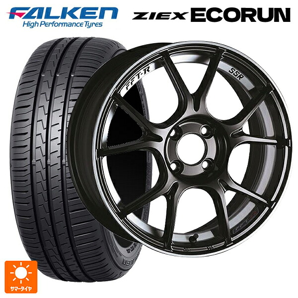 225/45R18 95W XL ファルケン ZE310R エコラン タナベ SSR GT X02 グロスブラック 18-7.5J 国産車用 サマータイヤホイール4本セット 108,130円