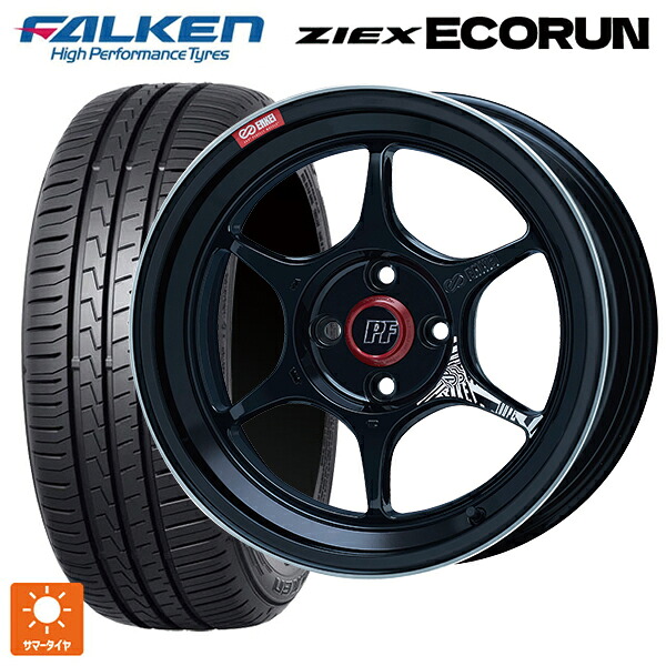 トヨタ GR86(ZN8)用 215/40R18 89W XL ファルケン ZE310R エコラン エンケイ パフォーマンスライン PF06 マシニングブラック 新品サマータイヤホイール 4本セット