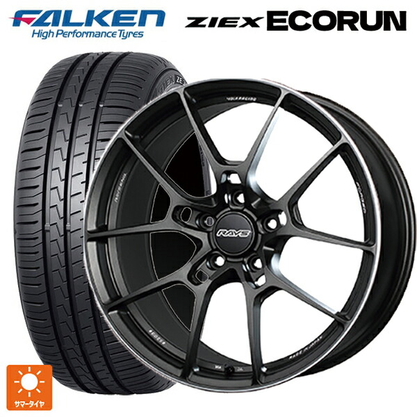 225/45R18 95W XL ファルケン ZE310R エコラン レイズ ボルクレーシング G025 MK 18-7.5J 国産車用 サマータイヤホイール4本セット 189,310円