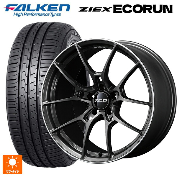 マツダ ロードスター(ND系)用 195/50R16 88V XL ファルケン ZE310R エコラン レイズ ボルクレーシング G025 HK 新品サマータイヤホイール 4本セット