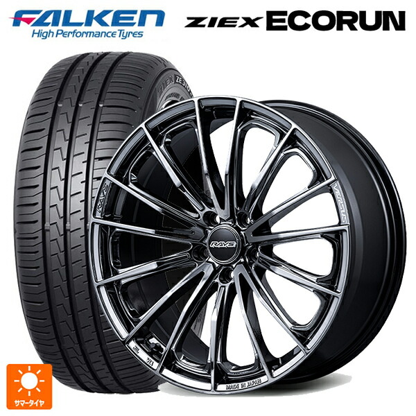 215/45R18 93W XL ファルケン ZE310R エコラン レイズ ベルサス ヴォウジェ SE SNJ 18-7J 国産車用 サマータイヤホイール4本セット