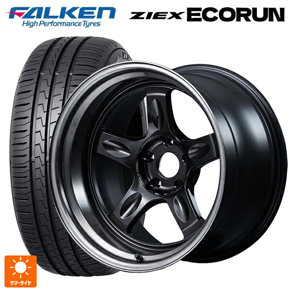 225/45R18 95W XL ファルケン ZE310R エコラン レイズ ボルクレーシング 21C スペック-PW PW 18-8.5J 国産車用 サマータイヤホイール4本セット