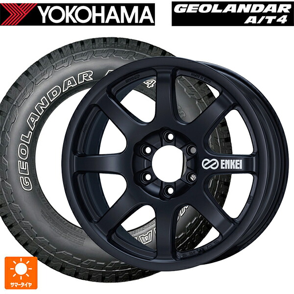 トヨタ ランドクルーザー300(300系)用 275/70R18 125/122S ヨコハマ ジオランダー AT4 G018 アウトラインホワイトレター 正規品 # エンケイ オールロード PDT1 # MBK 新品サマータイヤホイール 4本セット|タイヤホイール専門店コニシタイヤ