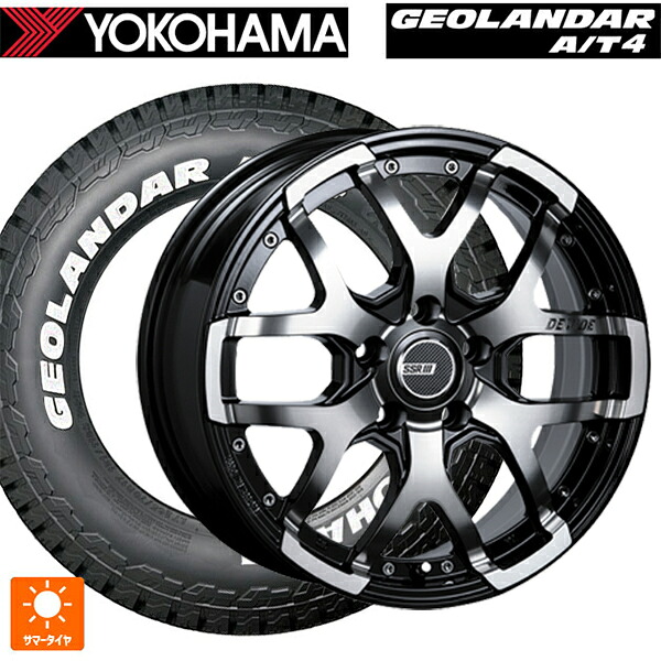 トヨタ アルファード(30系)用 215/65R16 109/107S ヨコハマ ジオランダー AT4 G018 ホワイトレター 正規品 タナベ SSR ディバイド ZS アッシュブラック 新品サマータイヤホイール 4本セット 108,240円