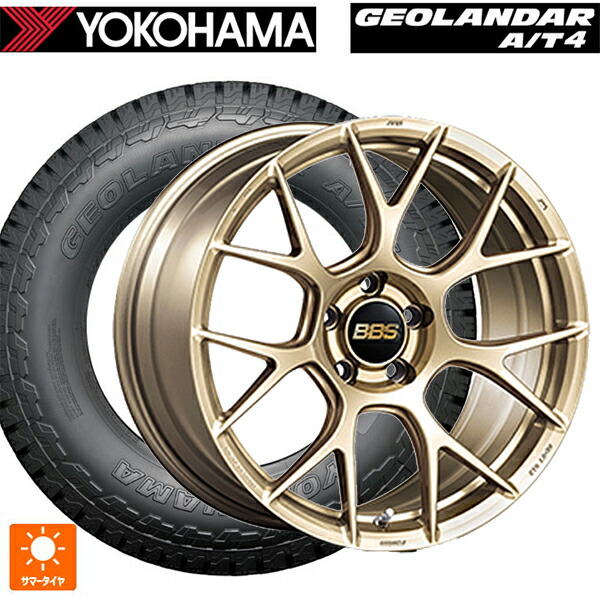 235/60R18 107H XL ヨコハマ ジオランダー AT4 G018 ブラックレター 正規品 BBS RE-V7 GL 18-8J 国産車用 サマータイヤホイール4本セット|タイヤホイール専門店コニシタイヤ