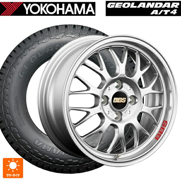 215/70R16 100H ヨコハマ ジオランダー AT4 G018 ブラックレター 正規品 BBS RG-F SL 16-6.5J 国産車用 サマータイヤホイール4本セット
