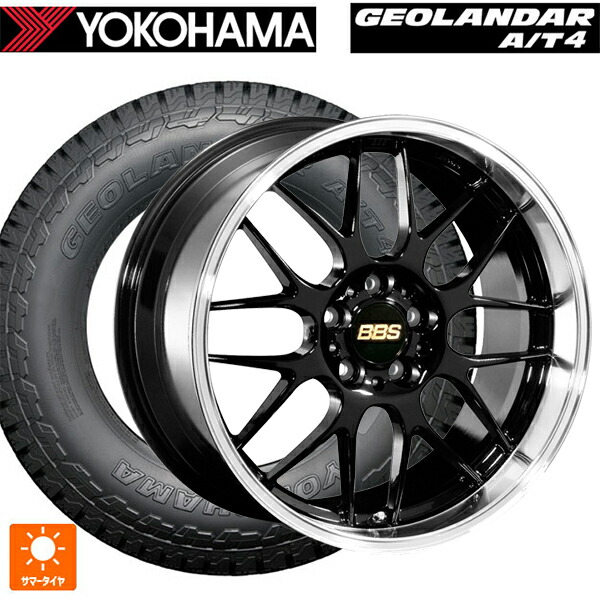 マツダ CX-80(KL5/KL3系)用 235/60R18 107H XL ヨコハマ ジオランダー AT4 G018 ブラックレター 正規品 BBS RG-R BKD 新品サマータイヤホイール 4本セット|タイヤホイール専門店コニシタイヤ
