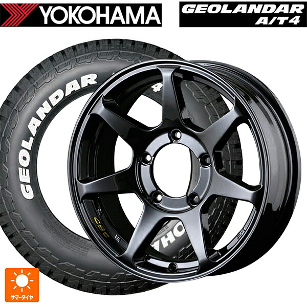 215/65R16 109/107S ヨコハマ ジオランダー AT4 G018 ホワイトレター 正規品 ドゥオール CST ゼロワンハイパー +J 鋳出しロゴ GBK 16-6J 国産車用 サマータイヤホイール4本セット
