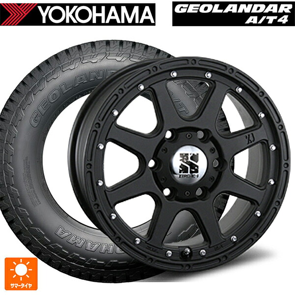 265/60R18 110H ヨコハマ ジオランダー AT4 G018 ブラックレター 正規品 エムエルジェイ エクストリームJ Flat Black 18-8J 国産車用 サマータイヤホイール4本セット|タイヤホイール専門店コニシタイヤ