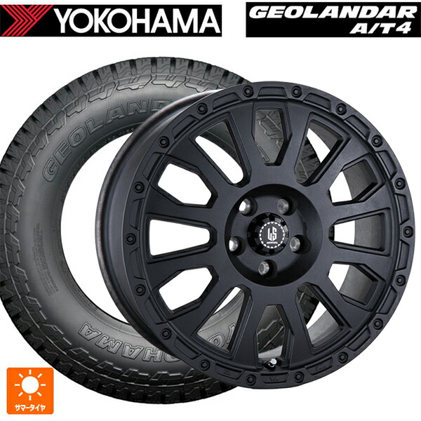 225/55R18 98H ヨコハマ ジオランダー AT4 G018 ブラックレター 正規品 阿部商会 ラ･ストラーダ アベンチュラ WB 18-8J 国産車用 サマータイヤホイール4本セット