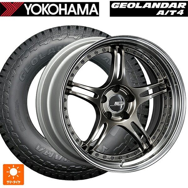 235/55R19 105H XL ヨコハマ ジオランダー AT4 G018 ブラックレター 正規品 タナベ SSR プロフェッサー SPX ハイメタルブロンズ 19-8J 国産車用 サマータイヤホイール4本セット