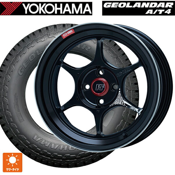 マツダ CX-5(KM系)用 225/60R18 104H XL ヨコハマ ジオランダー AT4 G018 ブラックレター 正規品 # エンケイ パフォーマンスライン PF06 マシニングブラック 新品サマータイヤホイール 4本セット|タイヤホイール専門店コニシタイヤ