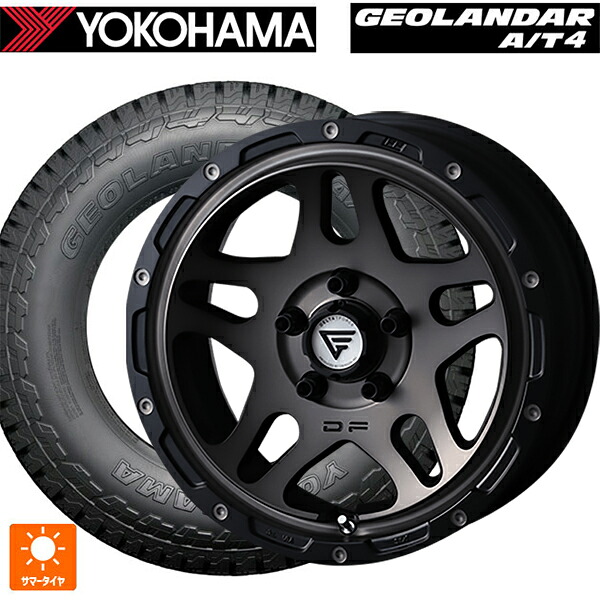 ミツビシ デリカD5(CV1系)用 215/70R16 100H ヨコハマ ジオランダー AT4 G018 ブラックレター 正規品 # エクシズルライン デルタフォース オーバーランダー マットスモークポリッシュ 新品サマータイヤホイール 4本セット|タイヤホイール専門店コニシタイヤ