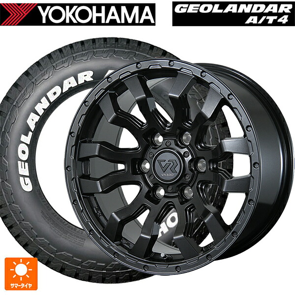 トヨタ ハイエース(200系)用 215/65R16 109/107S ヨコハマ ジオランダー AT4 G018 ホワイトレター 正規品 トピー ヴァブロ RR-01 # GM 新品サマータイヤホイール 4本セット 85,305円