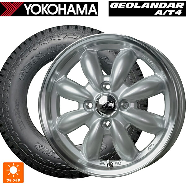 165/65R15 81S ヨコハマ ジオランダー AT4 G018 ブラックレター 正規品 ホットスタッフ ララパーム カップ2 S/リムP 15-4.5J 国産車用 サマータイヤホイール4本セット