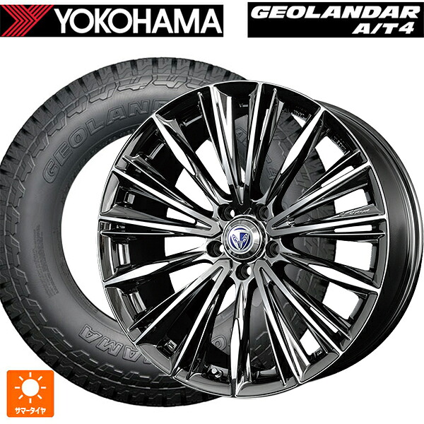 トヨタ bZ4X(11/15系)用 235/60R18 107H XL ヨコハマ ジオランダー AT4 G018 ブラックレター 正規品 レイズ ベルサス ヴォウジェ # RB 新品サマータイヤホイール 4本セット｜タイヤホイール専門店コニシタイヤ