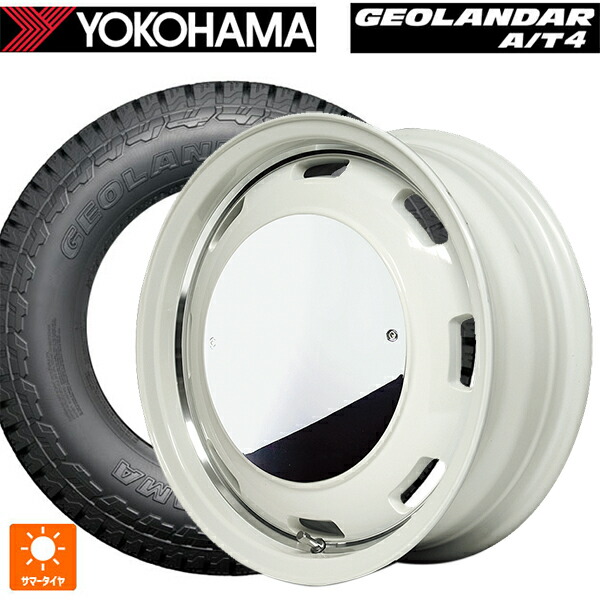 165/65R15 81S ヨコハマ ジオランダー AT4 G018 ブラックレター 正規品 エムアイディー ガルシア シスコムーン WH 15-4.5J 国産車用 サマータイヤホイール4本セット