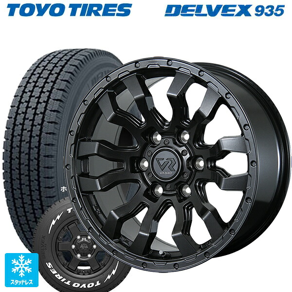 195/80R15 107/105N トーヨー デルベックス 935 ホワイトレター トピー ヴァブロ RR-01 GM 15-6J 国産車用 スタッドレスタイヤホイール4本セット｜タイヤホイール専門店コニシタイヤ 96,756円