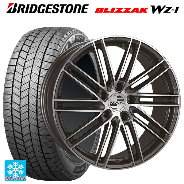 ポルシェ タイカン(J1系)用 [F]:245/45R20 103Q XL [R]:285/40R20 108T XL ブリヂストン ブリザック WZ1 正規品 # 阿部商会 マック ライプツィヒ ガンメタリックミラー 新品スタッドレスタイヤホイール 4本セット｜タイヤホイール専門店コニシタイヤ