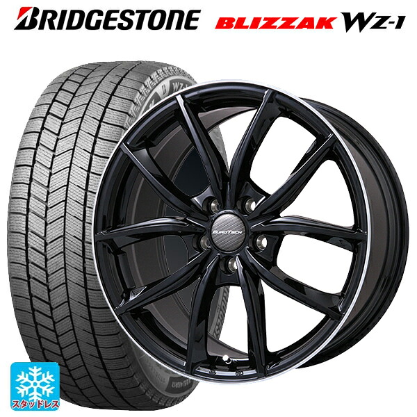 ボルボ XC40(XB系)用 235/60R17 102Q ブリヂストン ブリザック WZ1 正規品 # ユーロテック VPライン グロスブラック/リムポリッシュ 新品スタッドレスタイヤホイール 4本セット｜タイヤホイール専門店コニシタイヤ