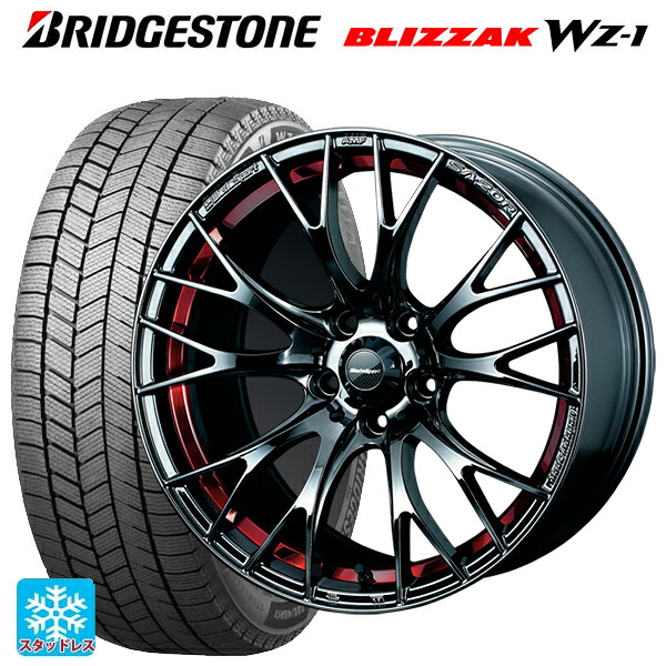 トヨタ ハリアー(80系)用 225/60R18 100Q ブリヂストン ブリザック WZ1 正規品 # ウェッズ ウェッズスポーツ SA20R RLC 新品スタッドレスタイヤホイール 4本セット|タイヤホイール専門店コニシタイヤ
